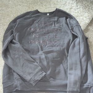 Making memories in the mayhem sweatshirt